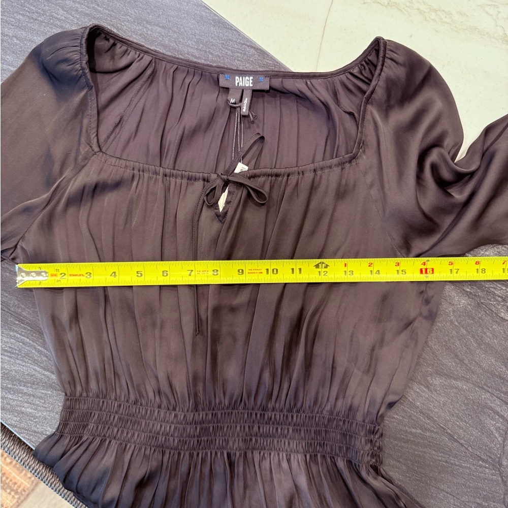 PAIGE Black Peplum Blouse - Picture 6 of 13